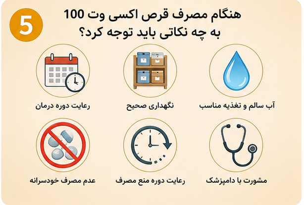 قرص اکسی وت ۱۰۰ برای چیست