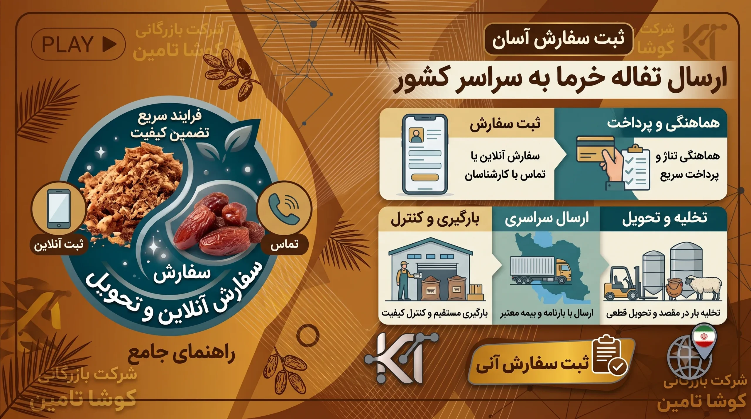 تفاله خرما
