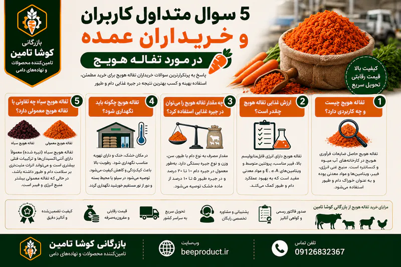 تفاله هویج