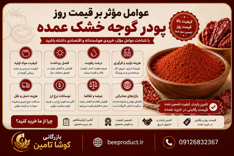 پودر گوجه خشک